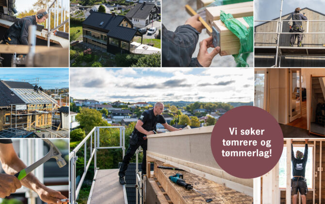 Tømrere søkes!